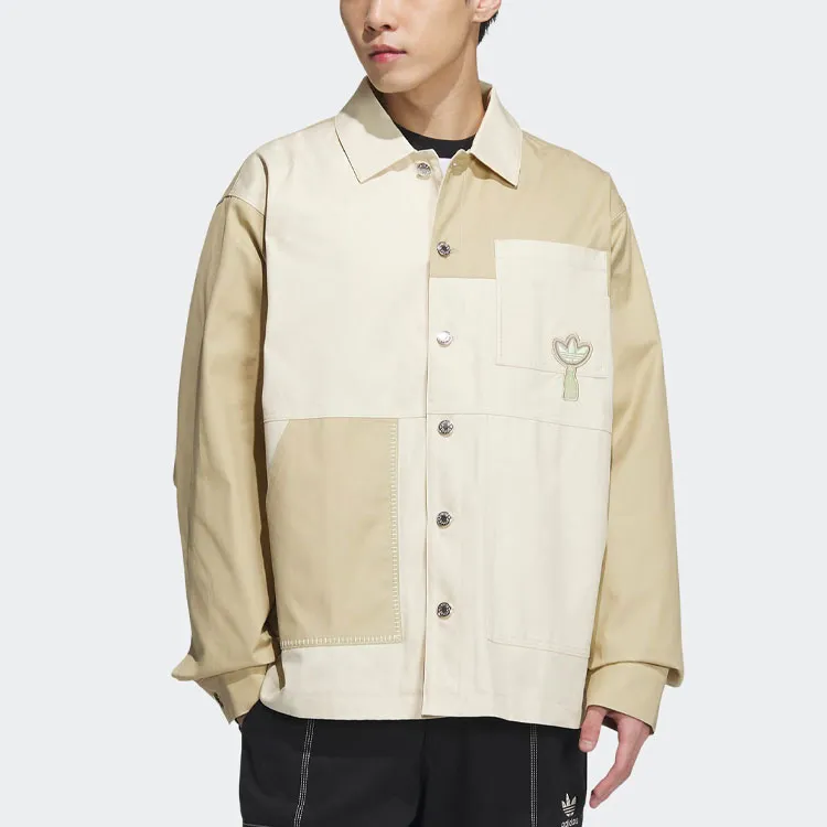 Adidas Originals Adidas Originals All Things Tracing Series Jacket Unisex Khaki Brown-1