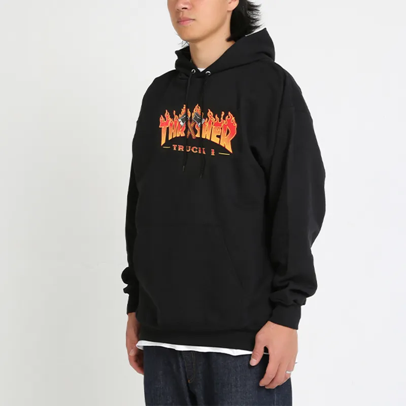 Thrasher Sweatshirts Unisex Black-4