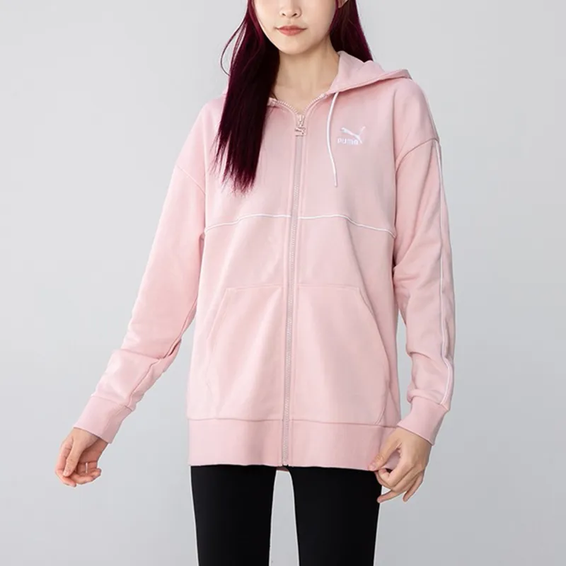 PUMA Jackets Women's Pink-2