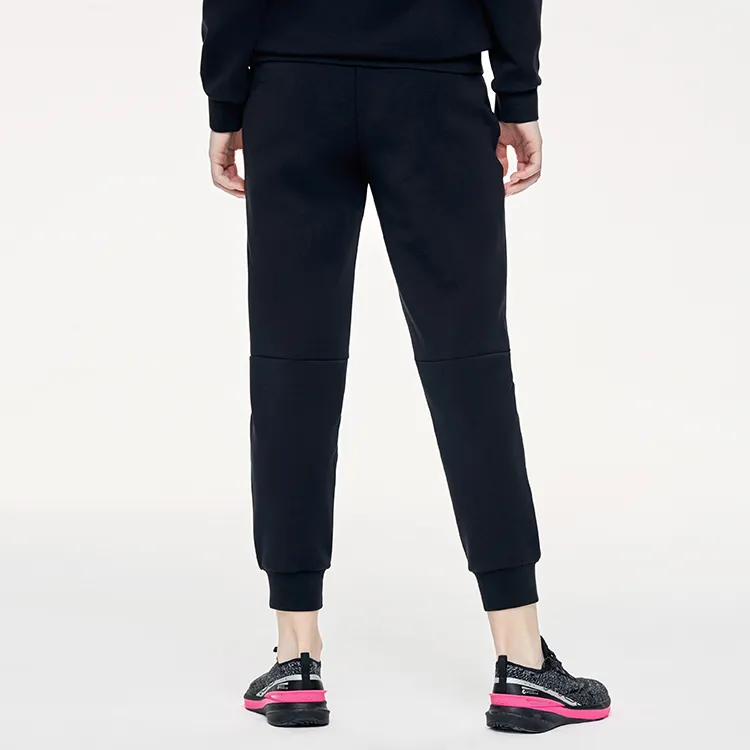 FILA Knitted Sweatpants Women's Pitch Black-2