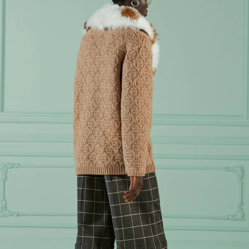 GUCCI Sweaters Men Brown-5