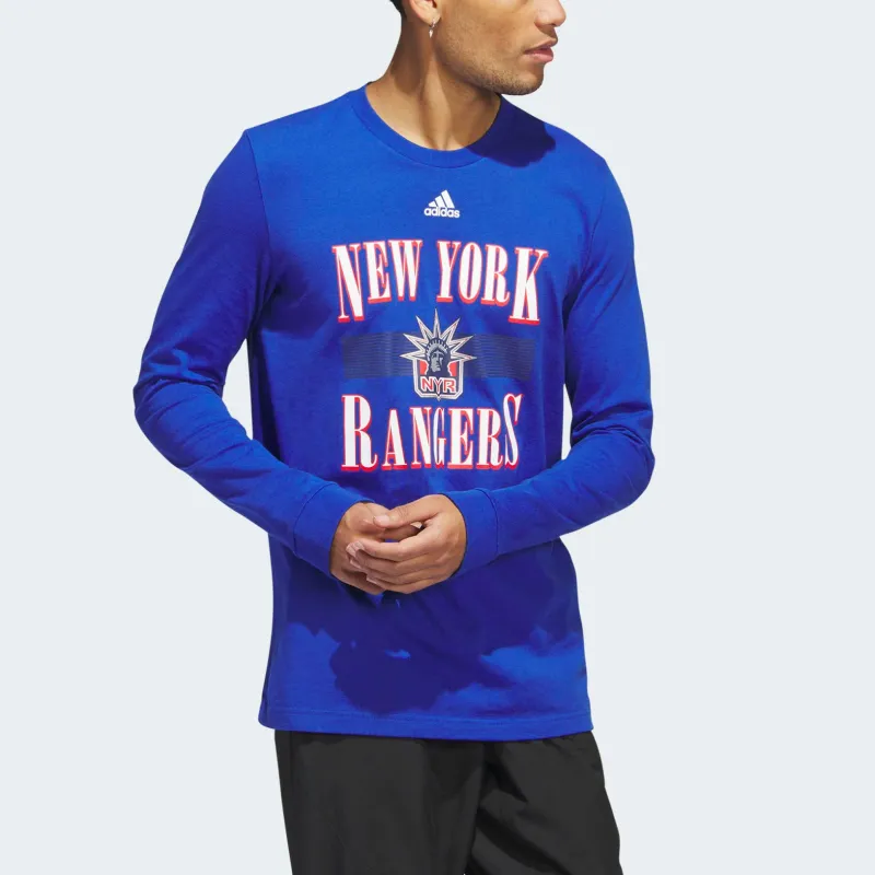 Adidas T-Shirts Men Royal Blue-3