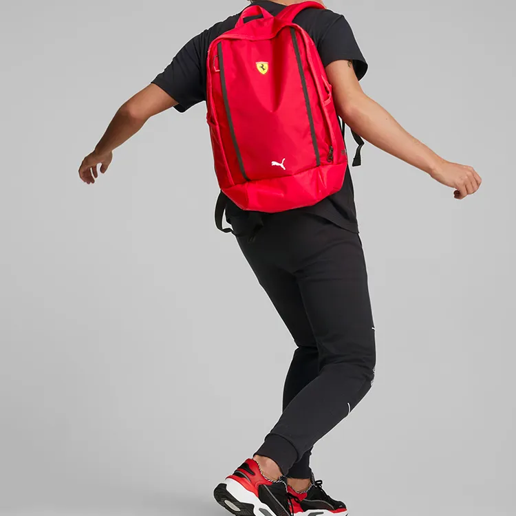 PUMA Ferrari Ferrari Collaboration Nylon Backpack Regular Women's Red-4