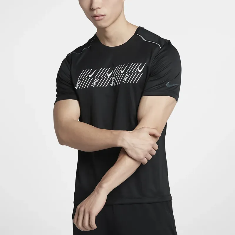 Nike T Shirts Men Black-4