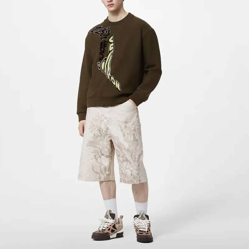 LOUIS VUITTON FW23 Sweatshirt Men's Brown-1
