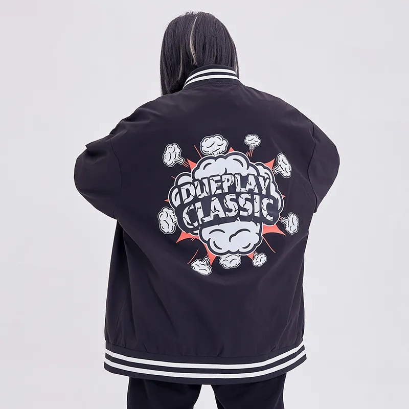 DUEPLAY Baseball Jacket Spring Fall Unisex-10