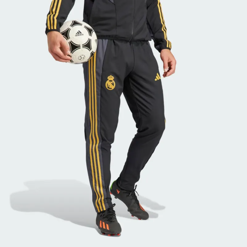 Adidas Real Madrid Knitted Sweatpants Men Black-3