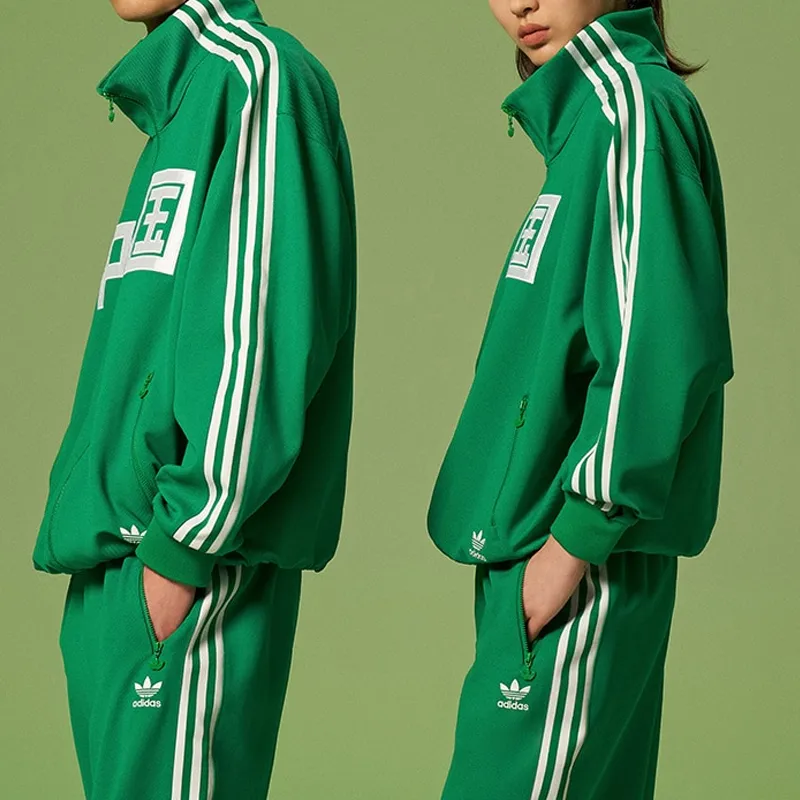 Adidas Originals TRACK TOP Jackets Unisex Green-4