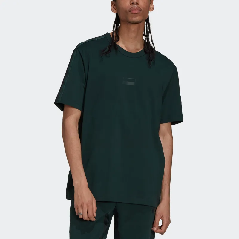 Adidas Originals Drop Shoulder Sleeve T Shirt Unisex Jasper-2