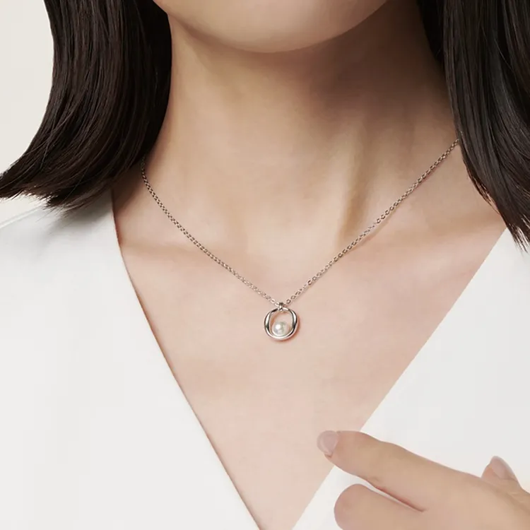 MIKIMOTO Necklaces Women's Silver-1