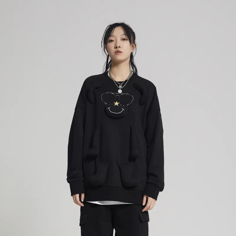 Thankque Crew Neck Sweatshirt Unisex-2