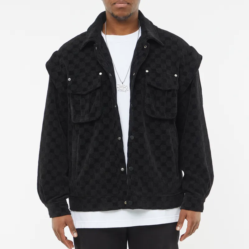 FANBIOU SS22 Loose Fit Jacket Unisex Black-2