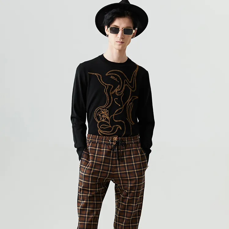 DAVID NAMAN Sweaters Men Black-3
