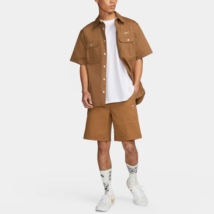 Nike Casual Shorts Men Malt Brown-5