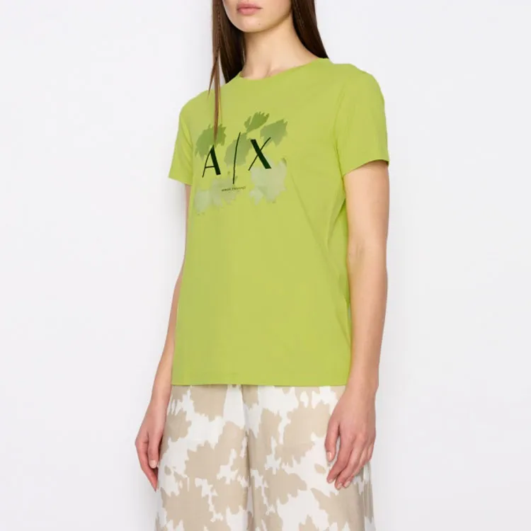 ARMANI EXCHANGE T Shirts Women's Green-3