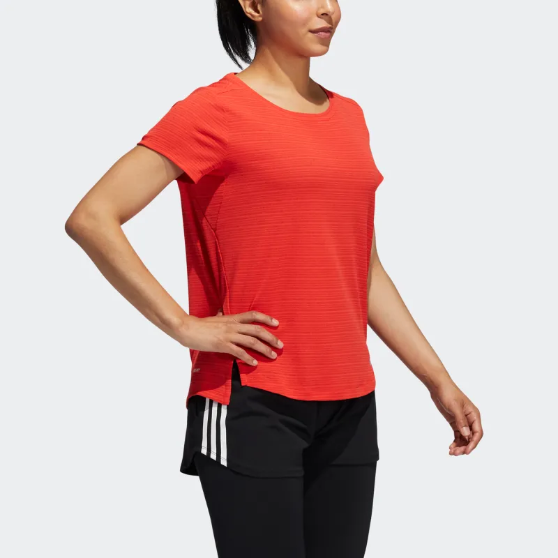 Adidas AEROREADY T Shirts Women's Red-4