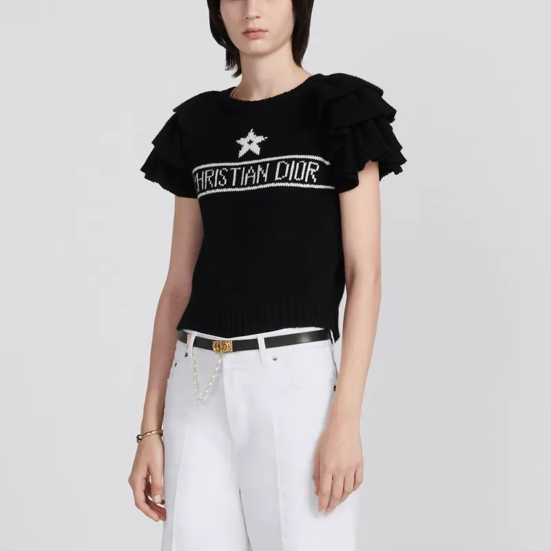 DIOR SS23 Cashmere Sweater Women's Black-3