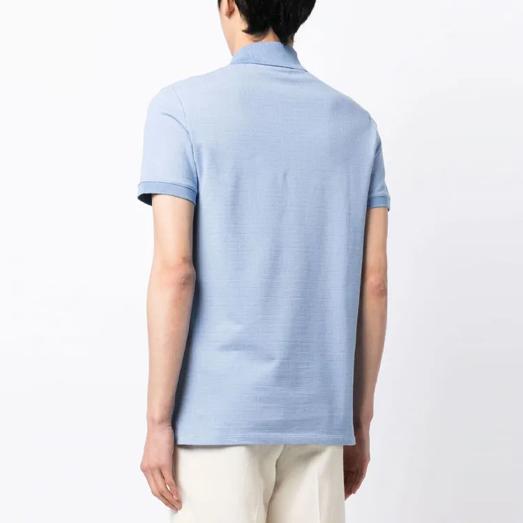 BALMAIN Monogram jacquard Polo Shirt-2