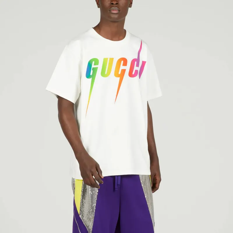 GUCCI T Shirts Men Ecru-5