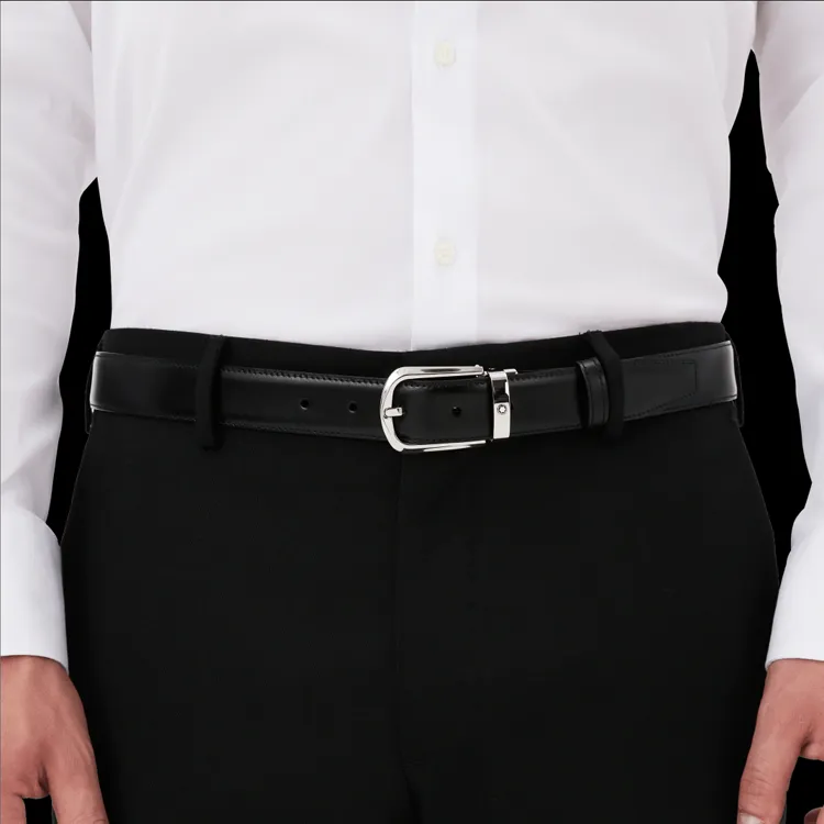 MONTBLANC Reversible Leather Belt-1