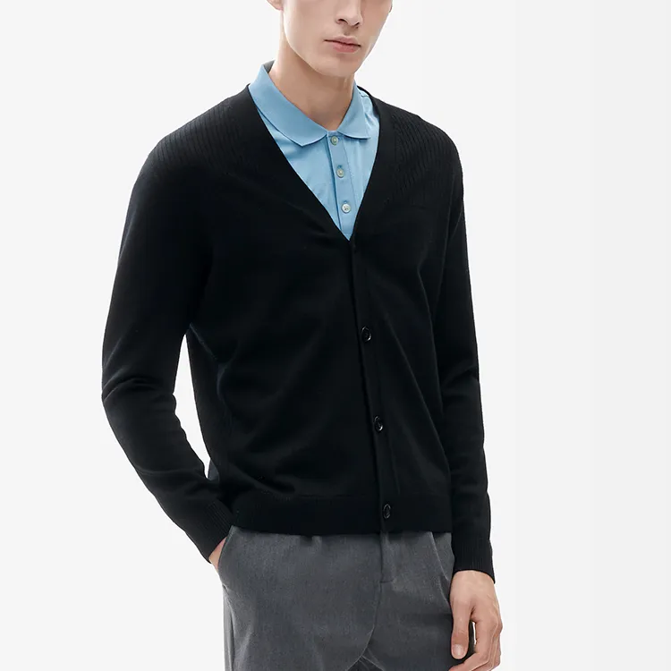 FILA Sweaters Men Jet Black-5
