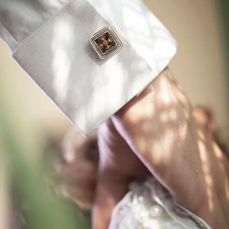 MUSTKOO Cufflinks Unisex-3