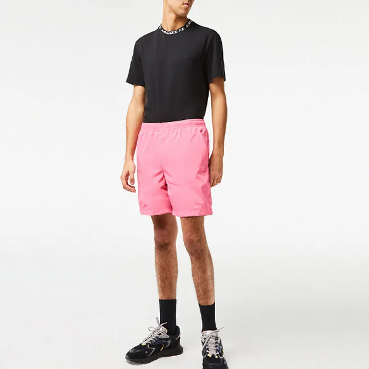 LACOSTE Casual Shorts Men Rose Red-2