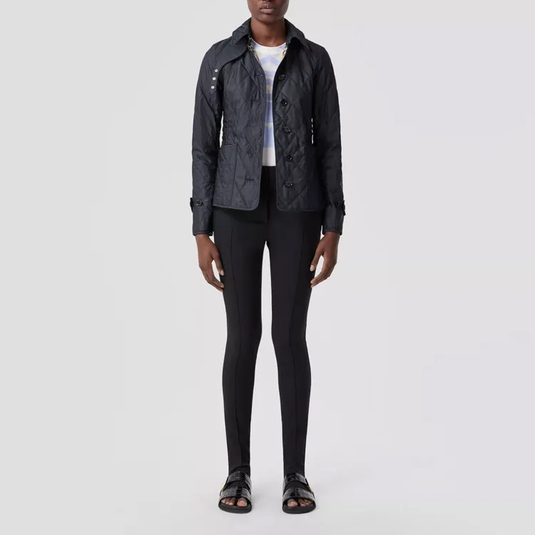 Burberry SS22 Jackets Coats Women's Dark Blue-3