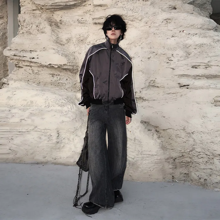 0-CROWORLD Jackets Unisex Dark Gray-3