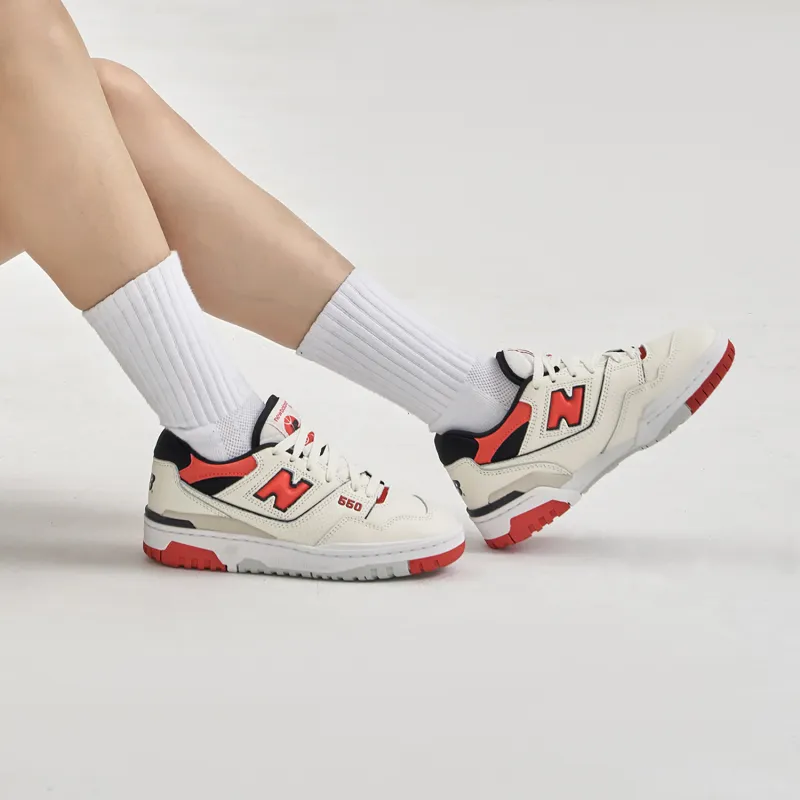 New Balance 550 Sea Salt True Red-8
