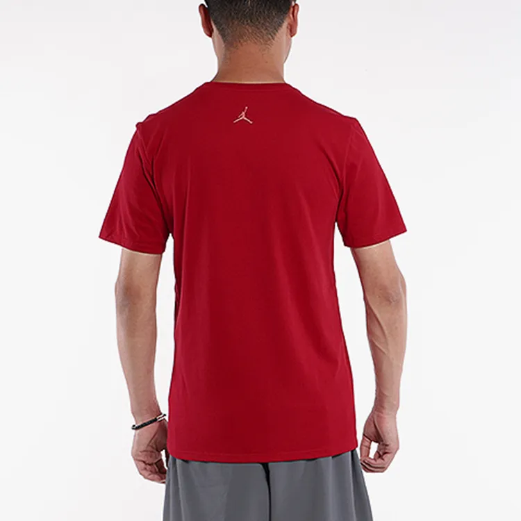 Jordan T Shirts Men Red-3