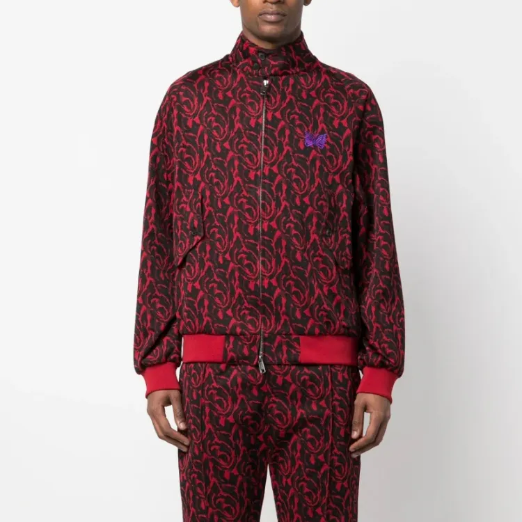 Needles X Baracuta Graphic Patterned Zipped Jacket-3