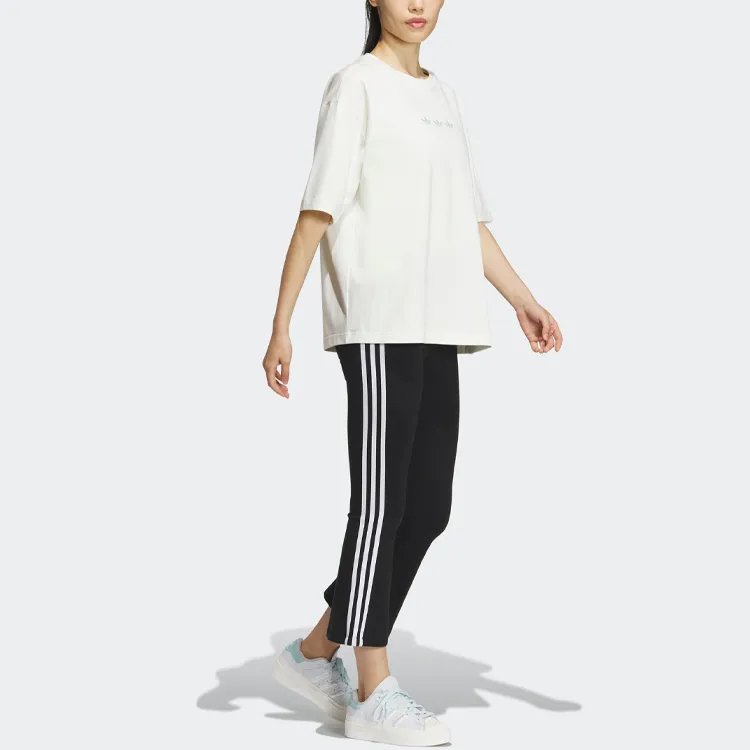 Adidas Originals T Shirt Women's Jade White-4