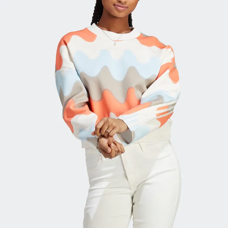 Adidas MARIMEKKO Collaboration Sweatshirts Women's Coral Pink-1