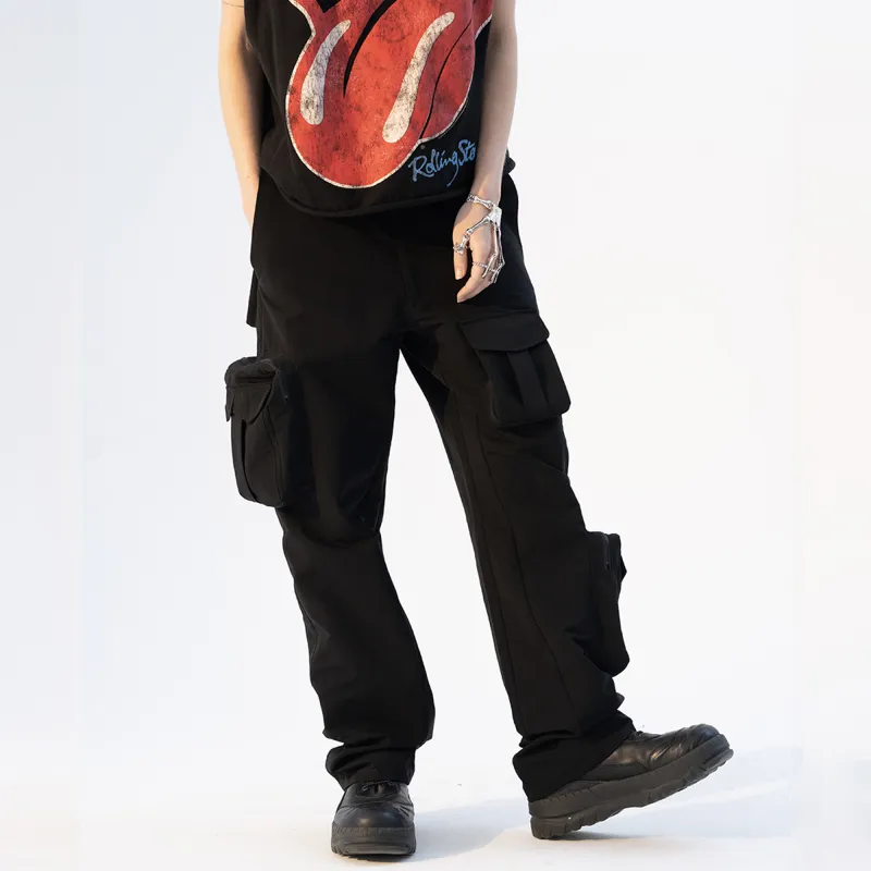 MODITEC Casual Pants Unisex Black-4
