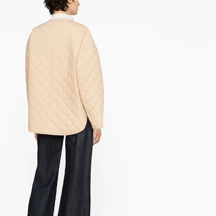 TOTEME Quilted Button Up Jacket-3