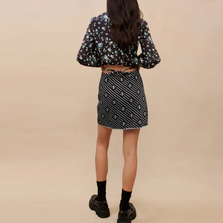 Maje Casual Short Skirts Women's Black-3