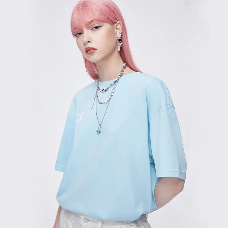Boy London SS21 Straight T Shirt Unisex Blue-2