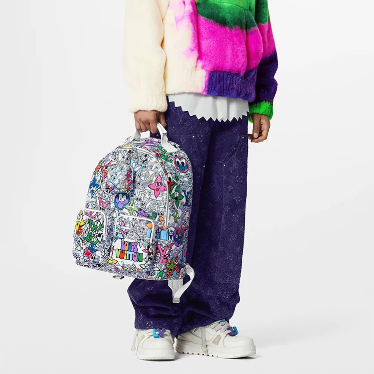LOUIS VUITTON Backpack Multipocket Multicolor-8