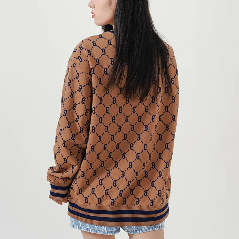 MLB Sweatshirt Unisex Dark Brown-3