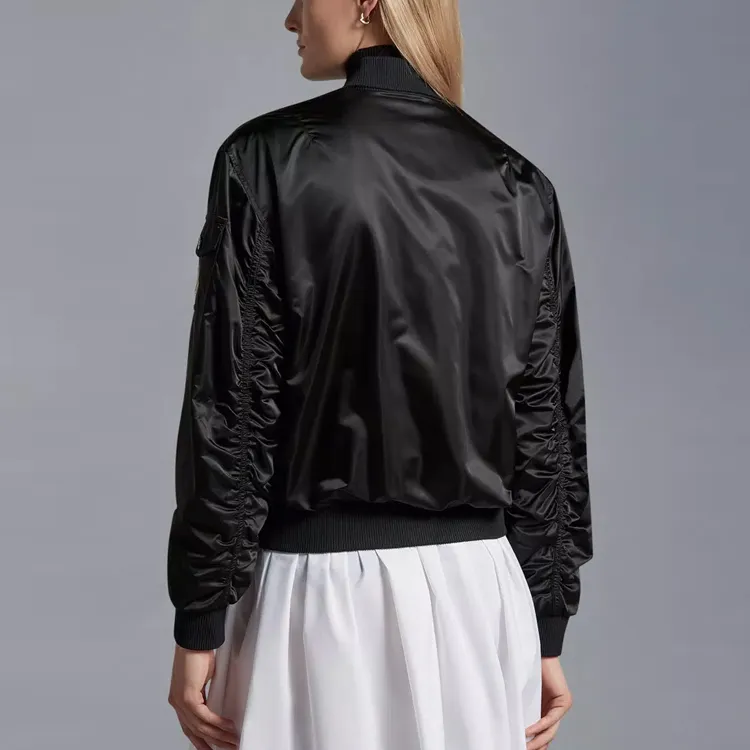 Moncler SS23 Jackets Coats Women's Black-3