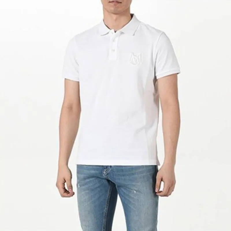 Moncler Polo Shirts Men White-2