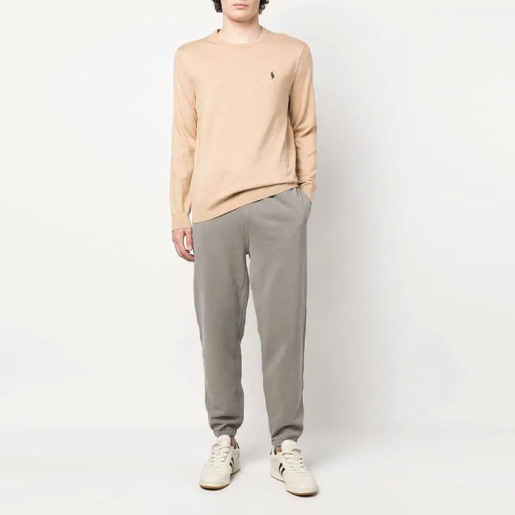 Polo Ralph Lauren SS23 Knitted Sports Pants Men's Gray-1