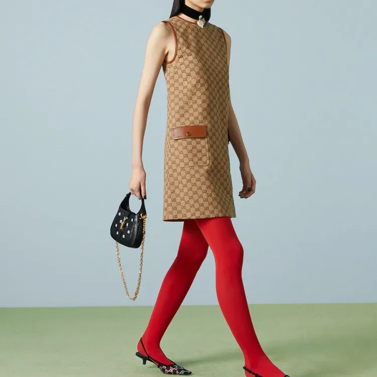 GUCCI Gg Supreme Sleeveless Minidress-2