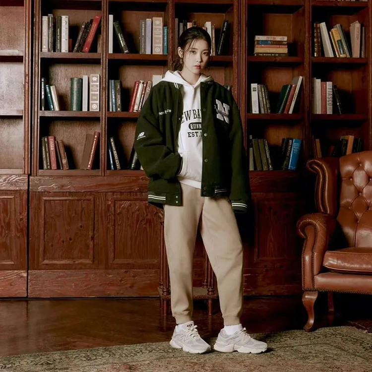 New Balance Sweatshirt Fall And Winter Unisex Ecru-7
