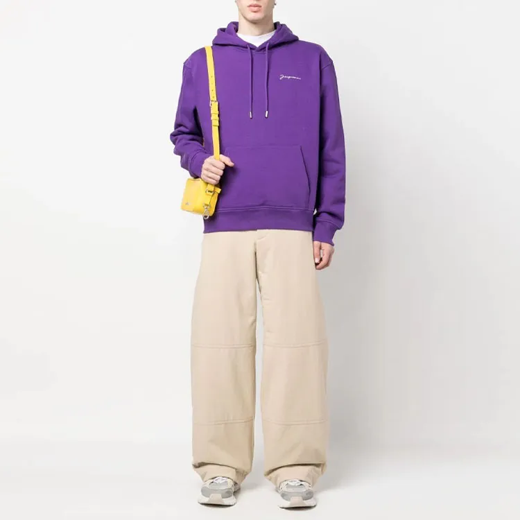 Jacquemus Le Sweatshirt Brodé Organic-cotton Hoodie-2