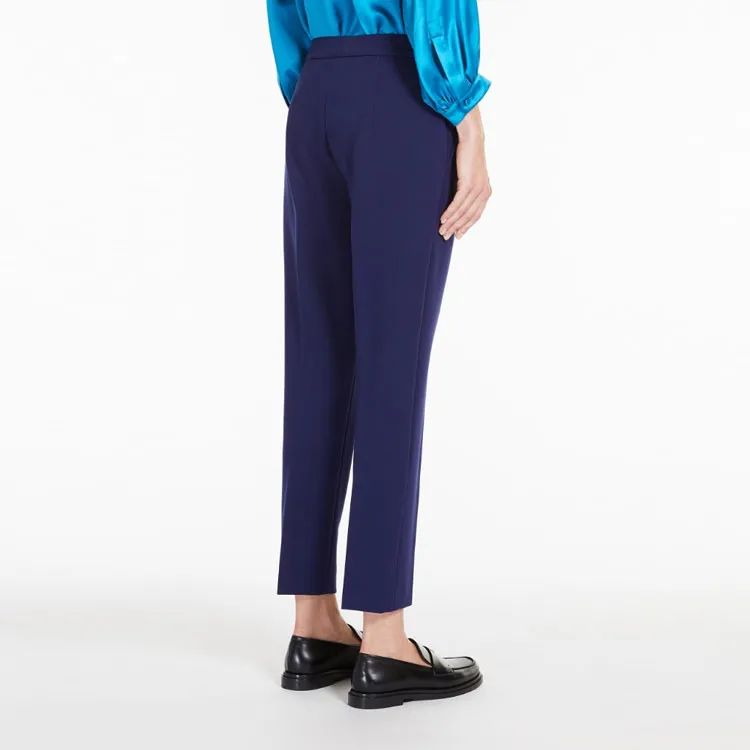 MaxMara Casual Pants Women's Navy Blue-3