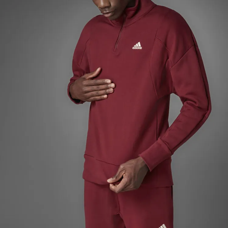 Adidas Sweatshirts Men Burgundy-1