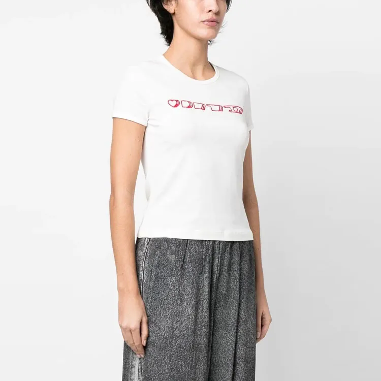 DIESEL T-Shirts Women's White-3