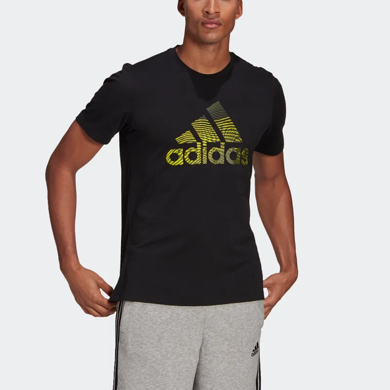 Adidas T Shirts Men Black-2